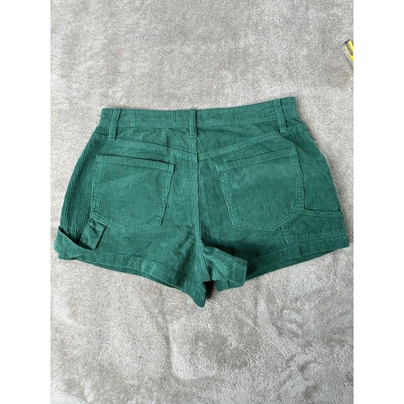 Indigo Rising Green Corderoy Shorts Size 9/29 - Picture 2 of 12